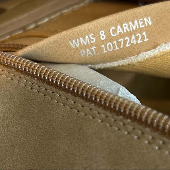 Dolce Vita Tan Heeled Lace-Up Boots - Picture 8 of 9